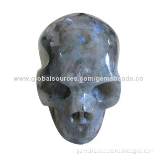 Gemstone carving skullNew